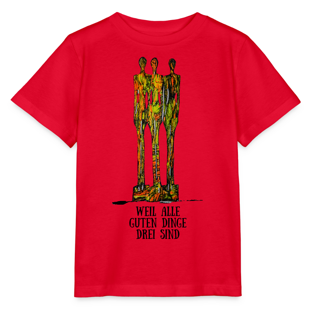 Unisex Kinder T-Shirt Hendriks - Rot