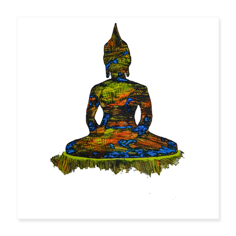 Poster 40x40 cm - Weiß