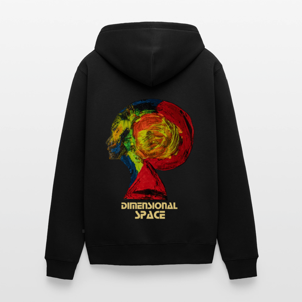 Männer Kapuzenjacke Gaia Backprint - Schwarz