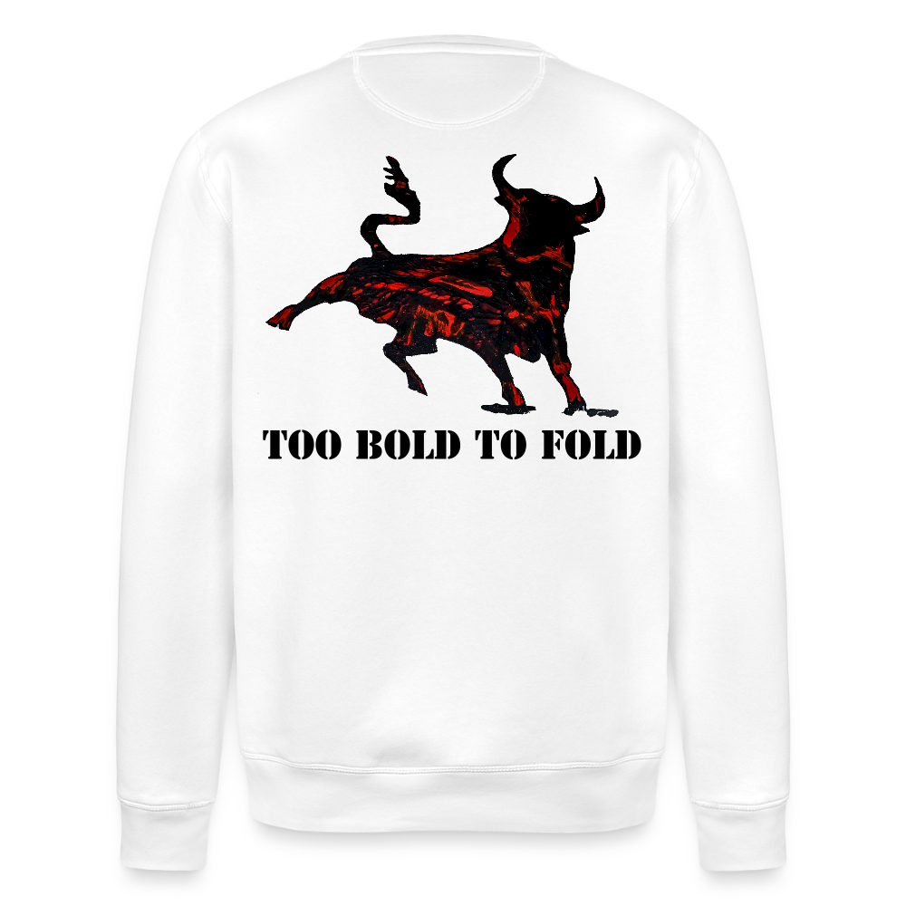 Unisex Bio Pulli Torro Backprint - Weiß