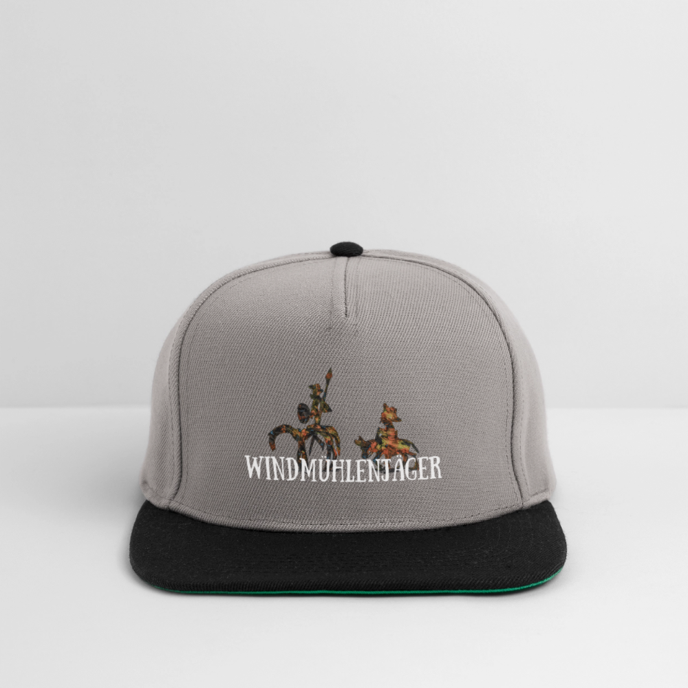 Snapback Cap - Graphit/Schwarz