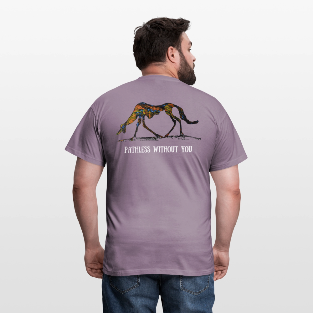 Männer T-Shirt Lucy - Lilagrau 