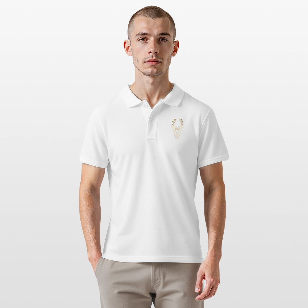 Männer Poloshirt - Weiß