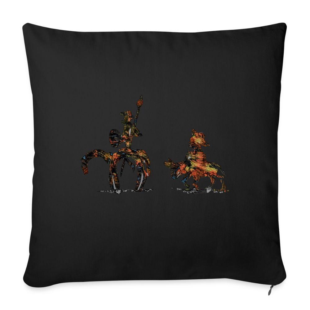 Sofakissen mit Füllung 44 x 44 cm - Schwarz