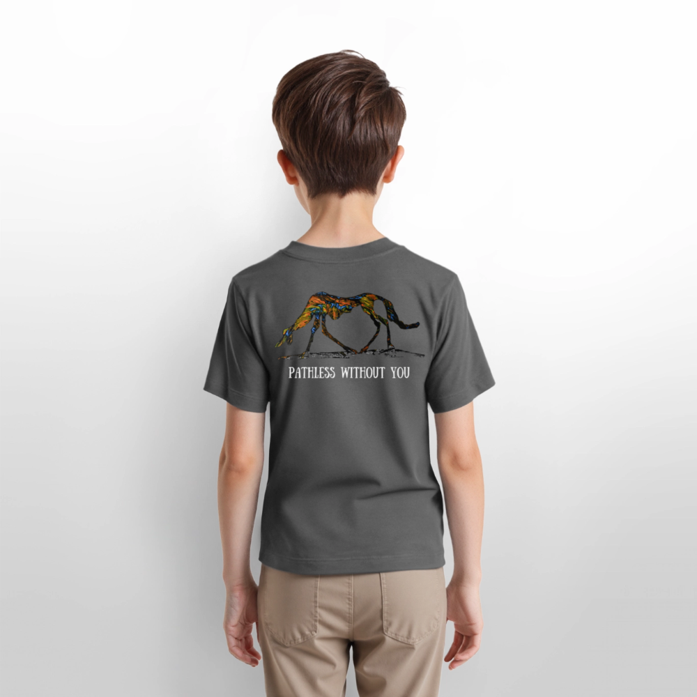 Unisex Kinder T-Shirt Lucy - Anthrazit