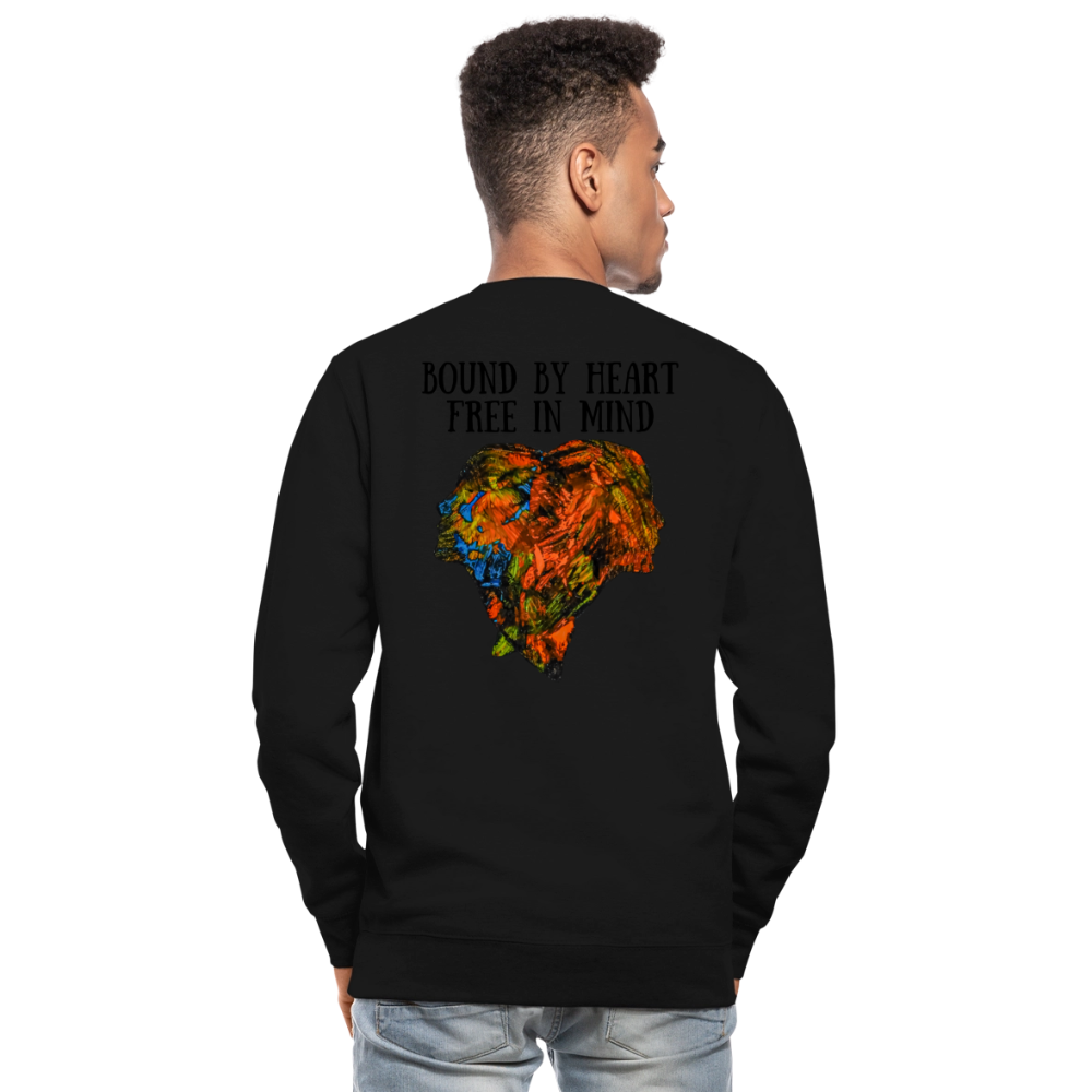 Unisex Pulli Espejo Backprint - Schwarz