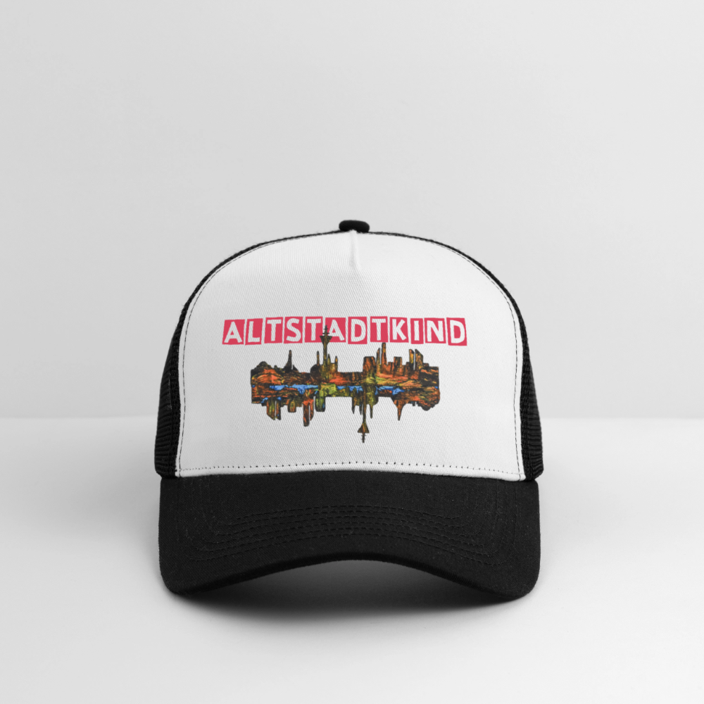 Trucker Cap - Weiß/Schwarz
