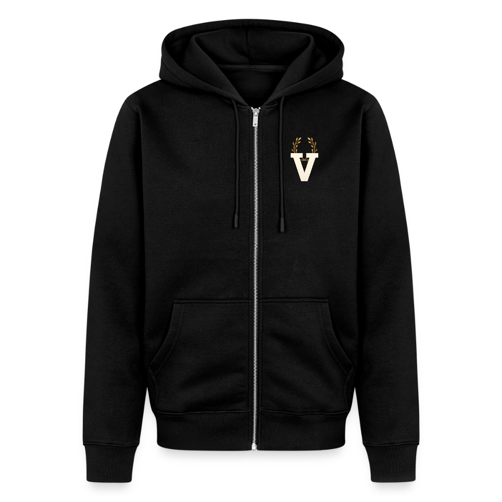 Männer Kapuzenjacke Elegance Backprint - Schwarz