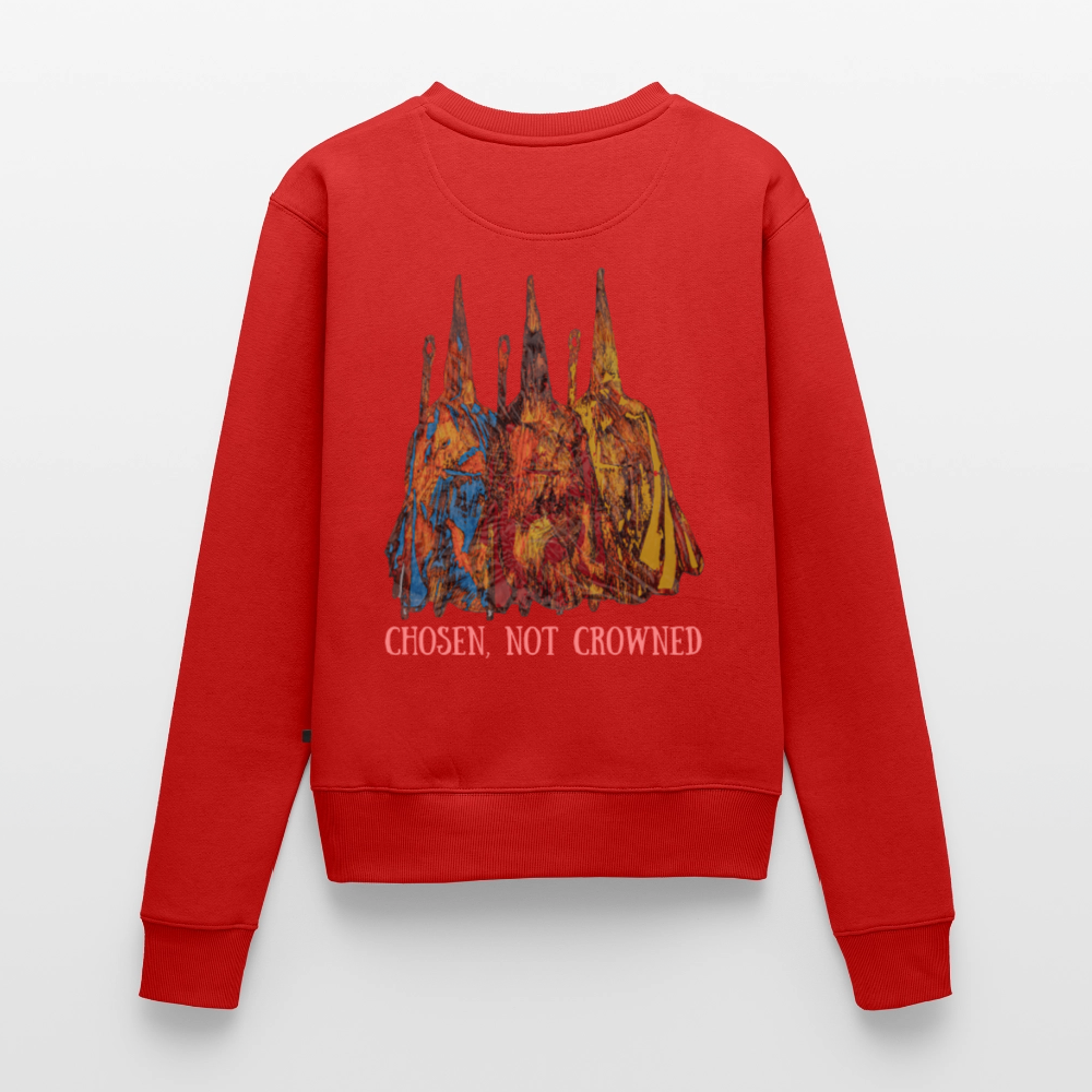 Frauen Pulli Nazzarener Backprint - Rot