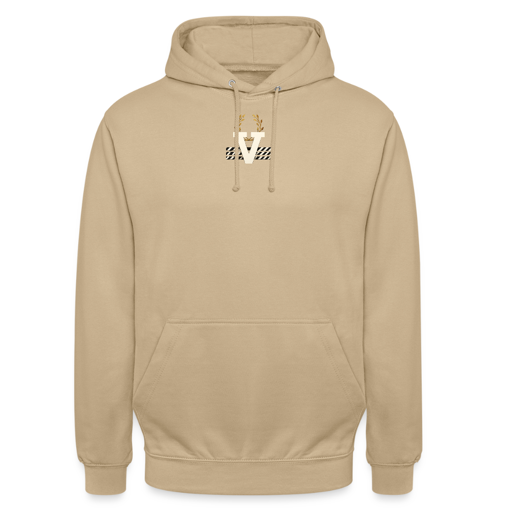 Unisex Hoodie Torro Backprint - Beige