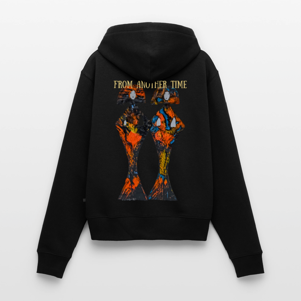 Frauen Kapuzenjacke Geishas Backprint - Schwarz