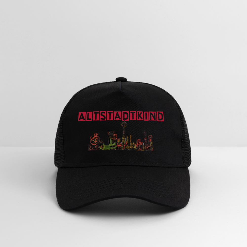Trucker Cap - Schwarz/Schwarz