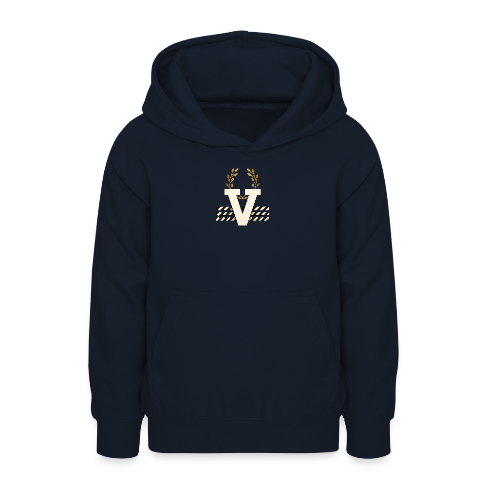 Teenager Hoodie Elegance Backprint - Navy