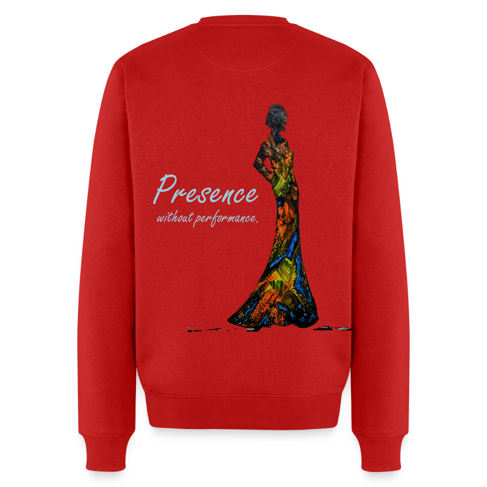 Männer Pulli Presence Backprint - Rot