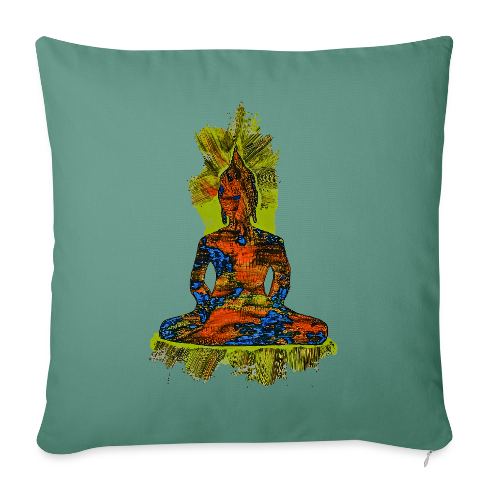 Sofakissen mit Füllung 44 x 44 cm - Tanngrün