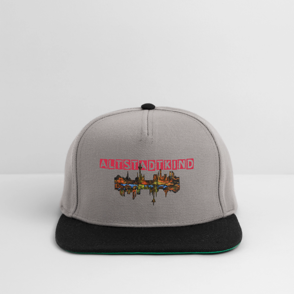 Snapback Cap - Graphit/Schwarz