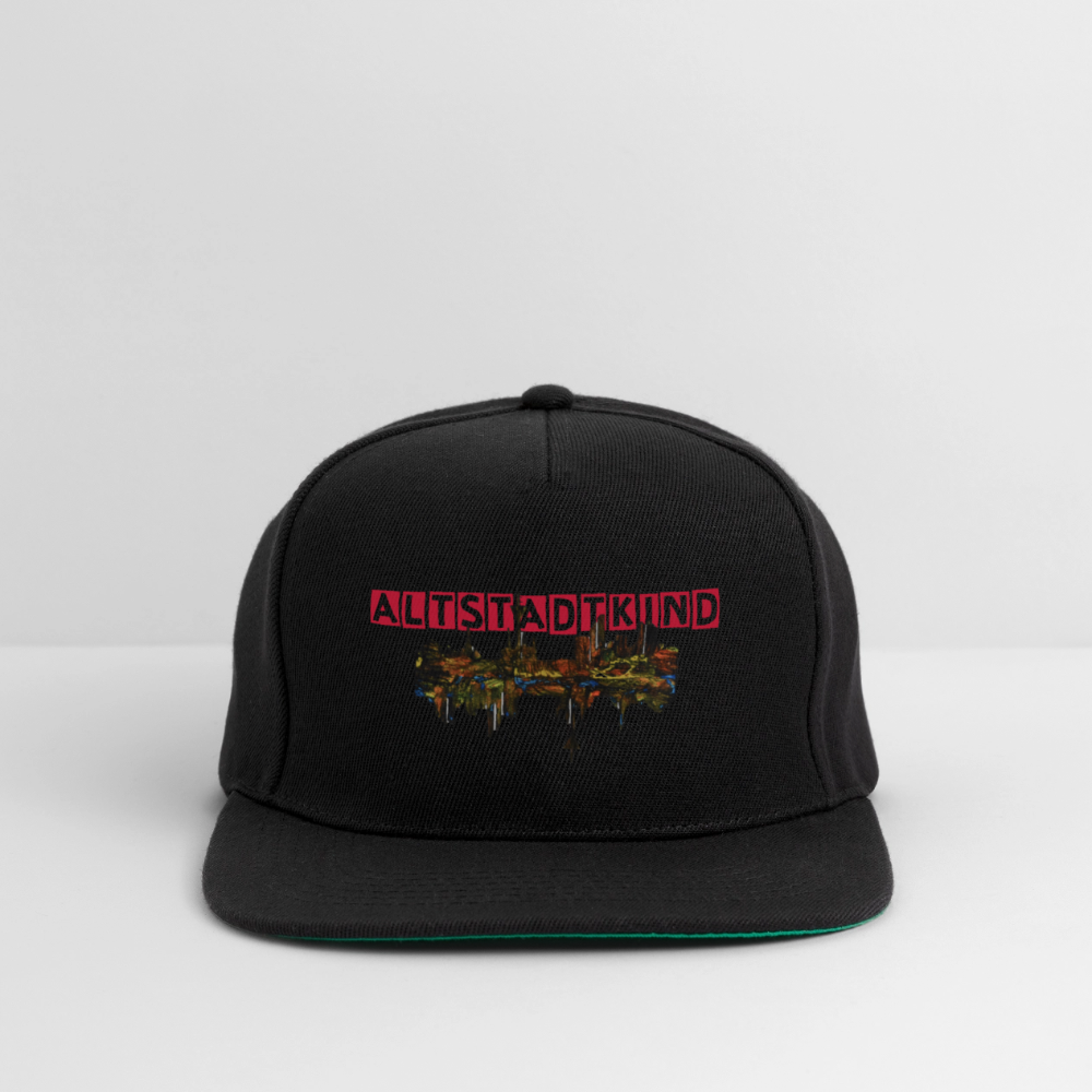 Snapback Cap - Schwarz/Schwarz