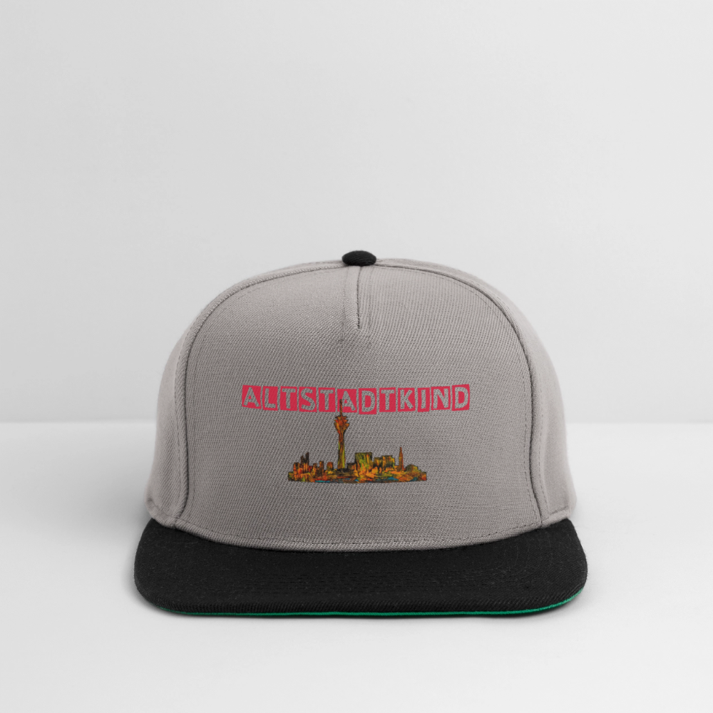 Snapback Cap - Graphit/Schwarz
