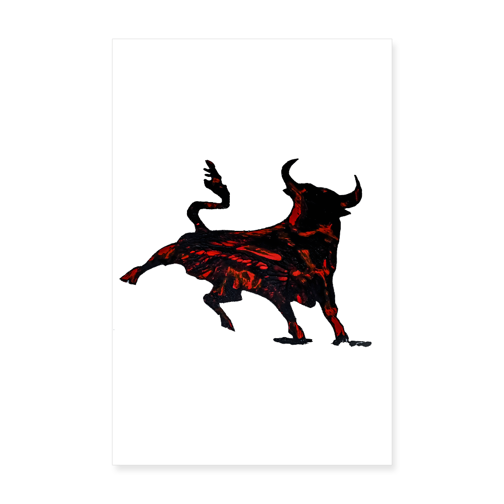 Poster 20x30 cm - Weiß