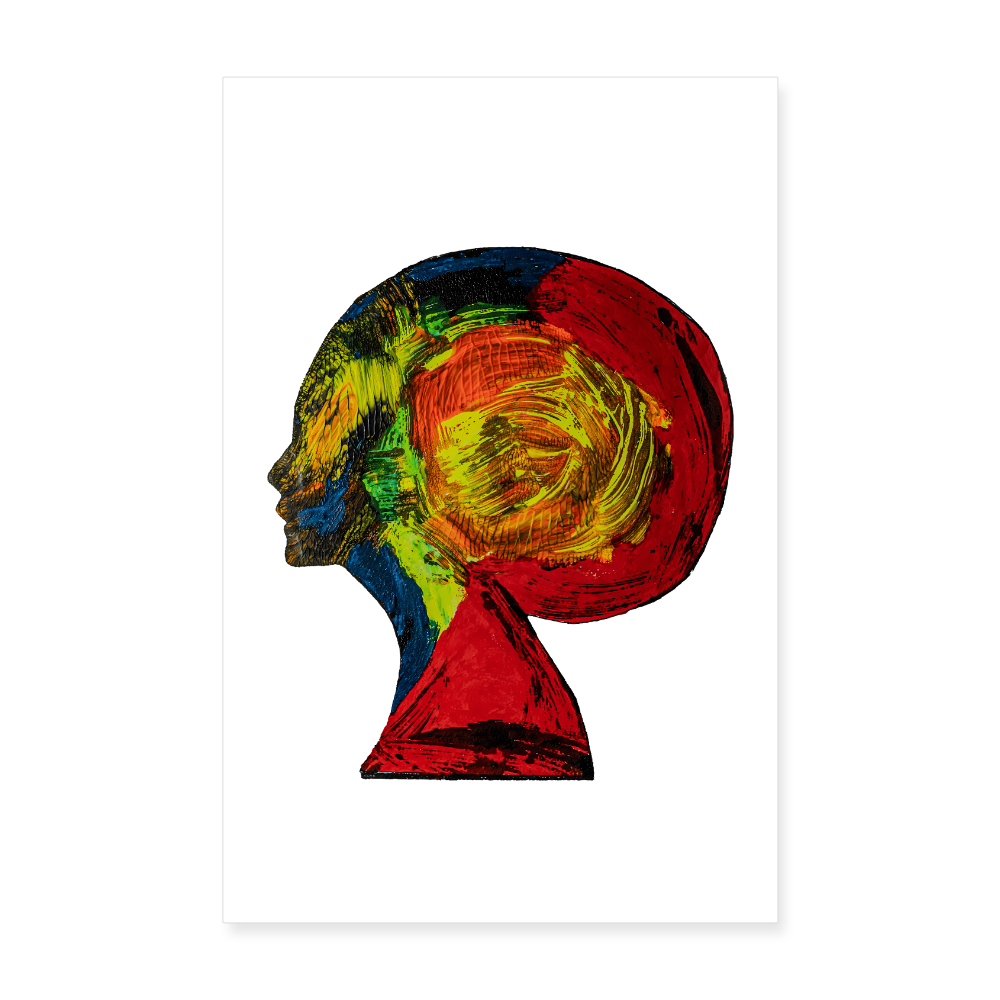 Poster 20x30 cm - Weiß