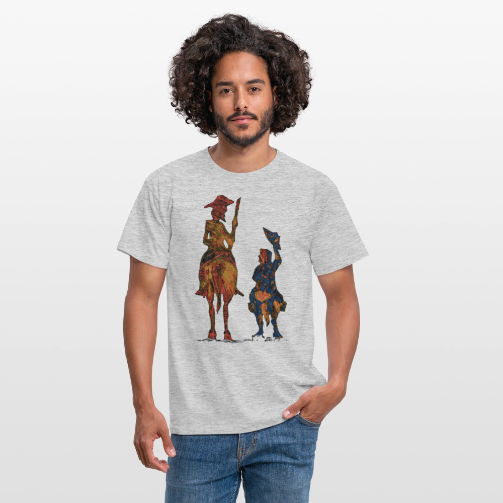 Männer T-Shirt Don Quixote - Grau meliert