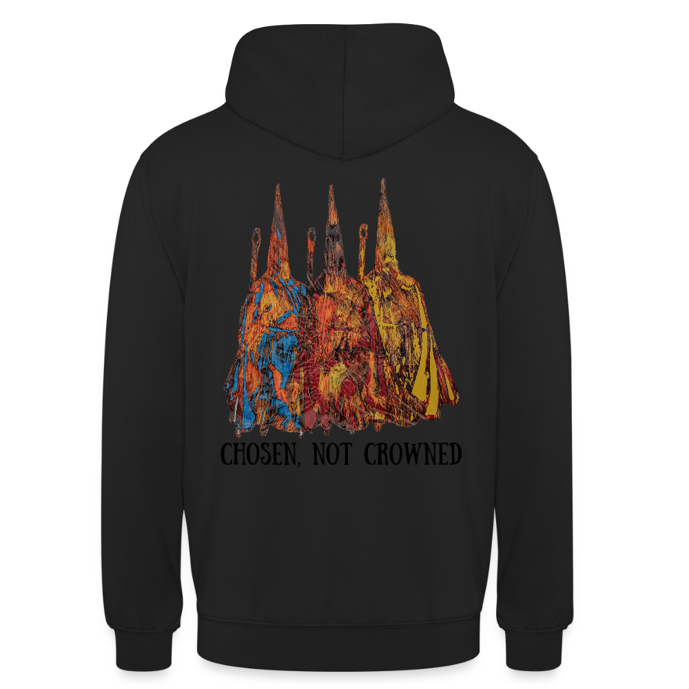Unisex Hoodie Nazzarener Backprint - Schwarz