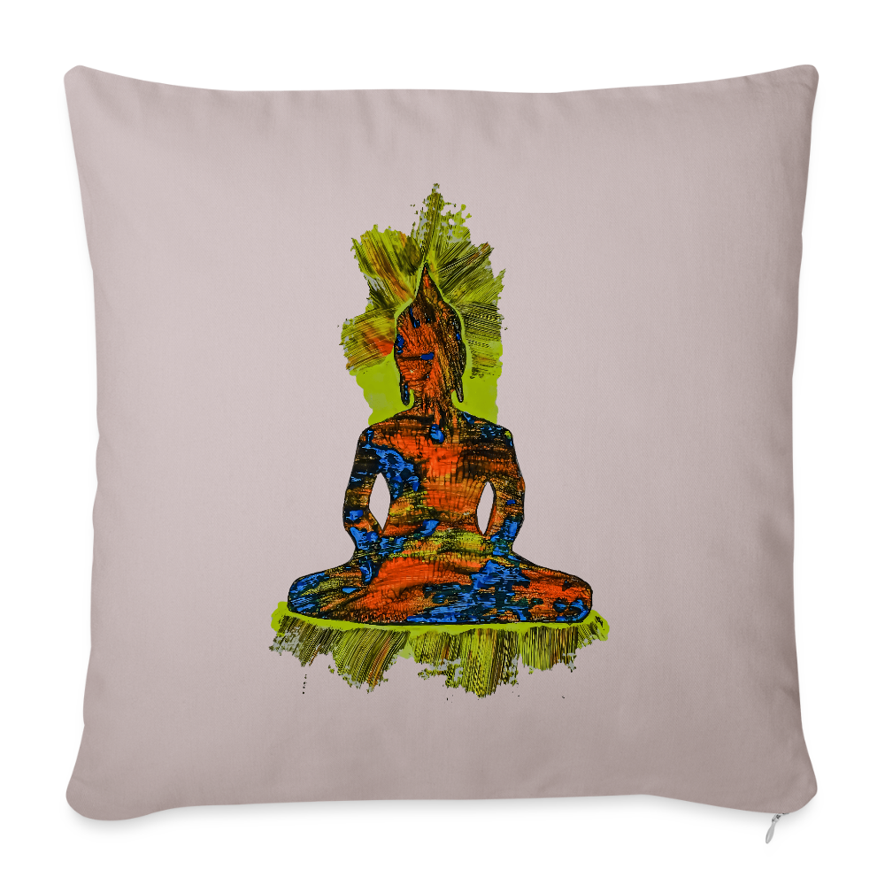 Sofakissen mit Füllung 44 x 44 cm - helles Taupe