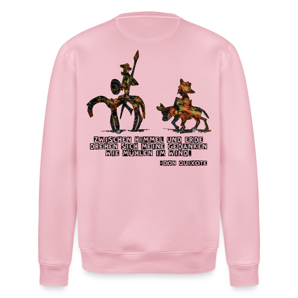 Unisex Bio Pulli Don Quixote Backprint - Hellrosa