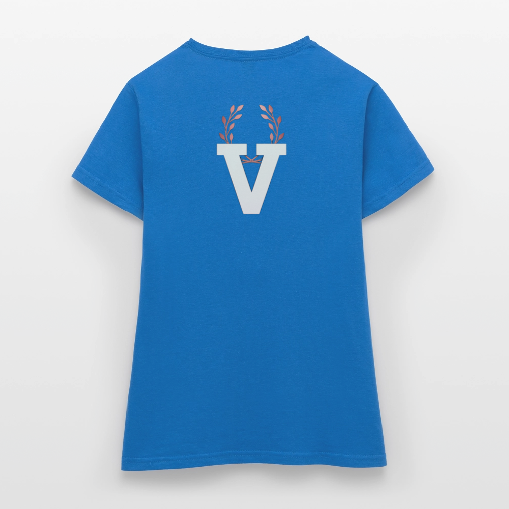 Frauen T-Shirt Düsseldorfer Skyline V.7 - Royalblau