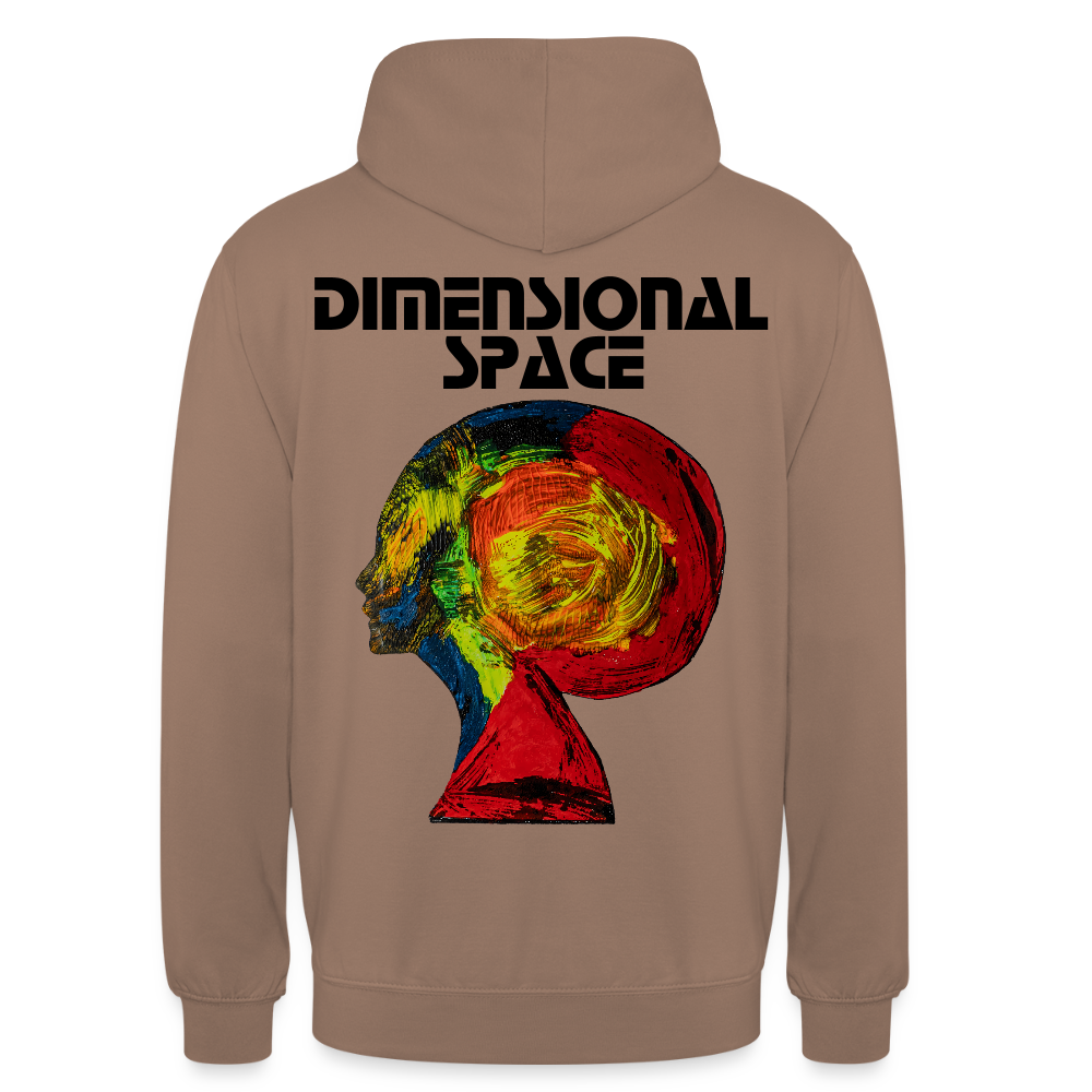 Unisex Hoodie Gaia Backprint - Mokka