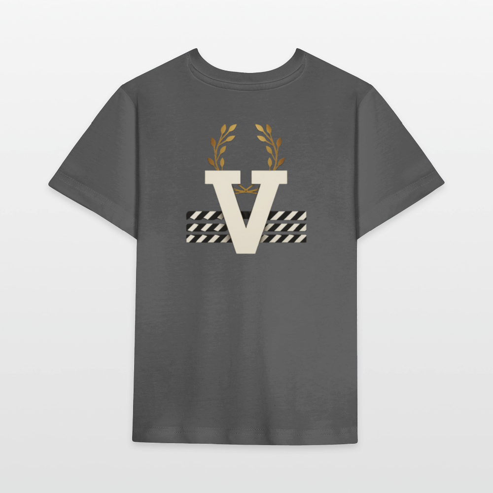 Unisex Kinder T-Shirt Düsseldorfer Skyline V.3 - Anthrazit