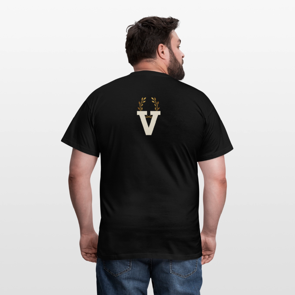 Männer T-Shirt Düsseldorfer Skyline V.7 - Schwarz