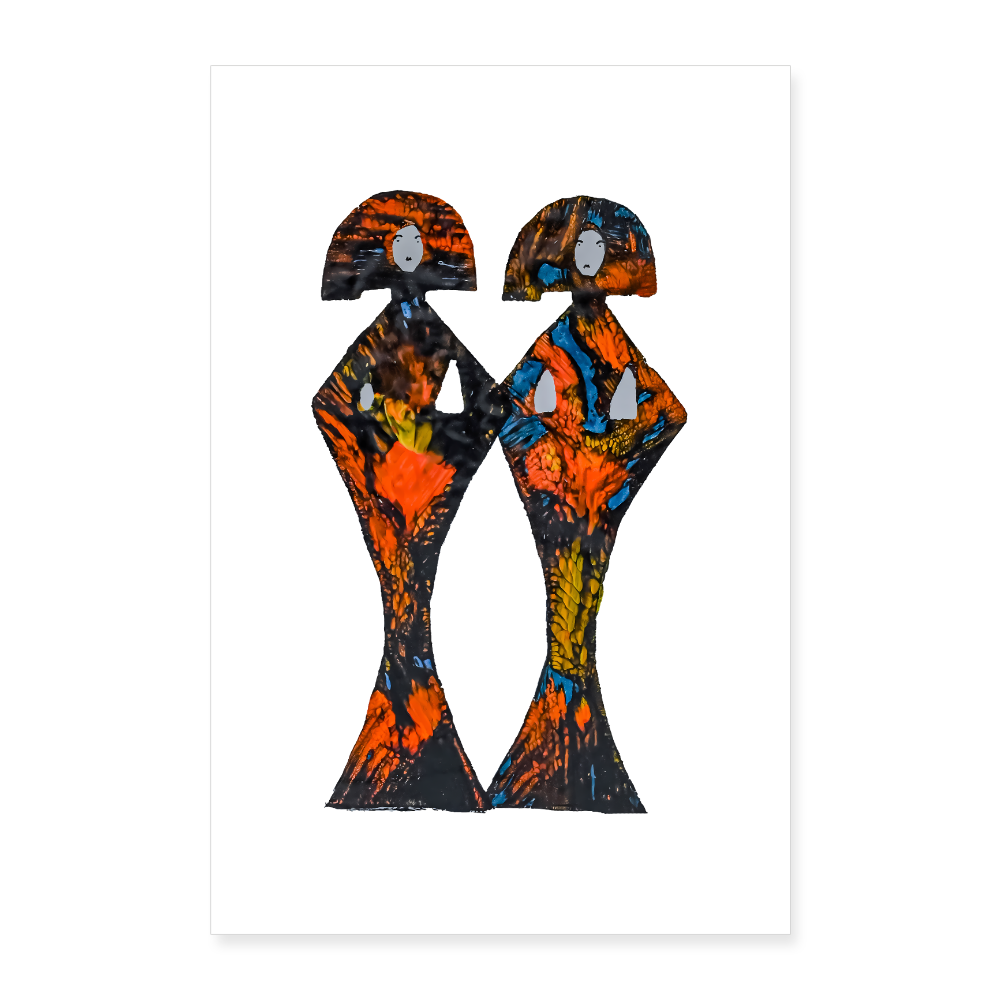 Poster 40x60 cm - Weiß