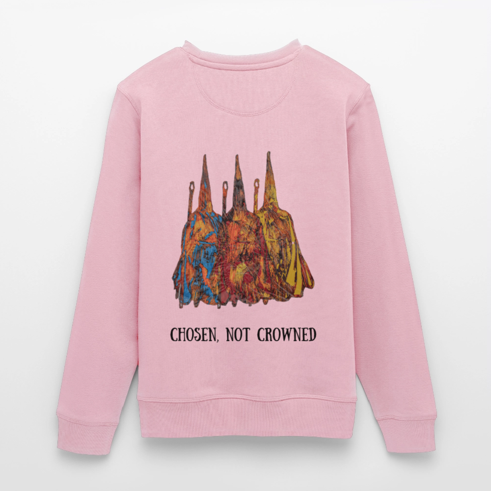 Unisex Bio Pulli Nazzarener Backprint - Hellrosa