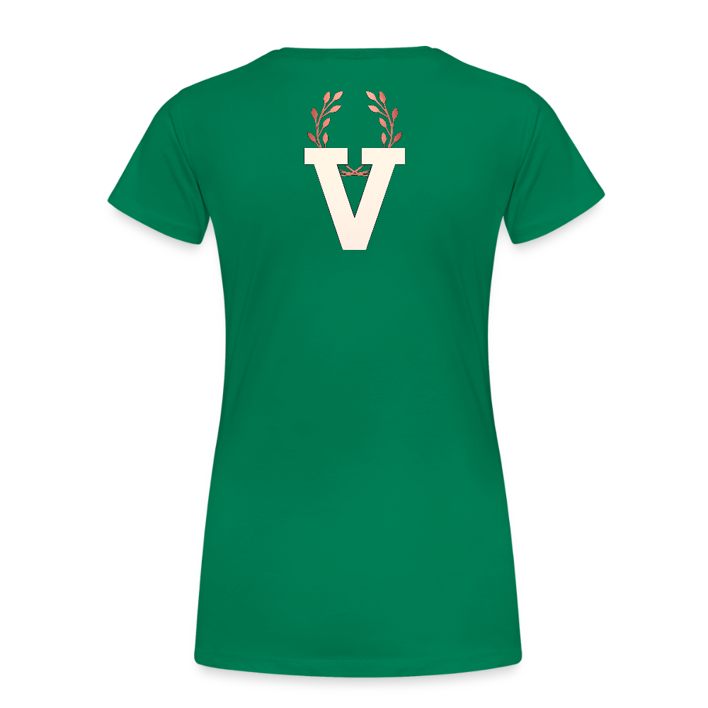 Frauen Premium T-Shirt Düsseldorfer Skyline V.7 - Kelly Green