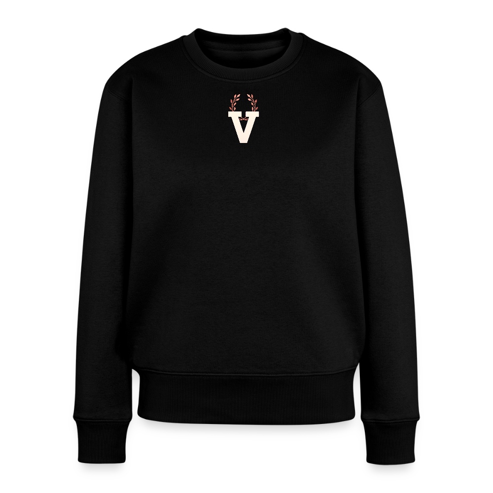 Frauen Pulli Gaia Backprint - Schwarz