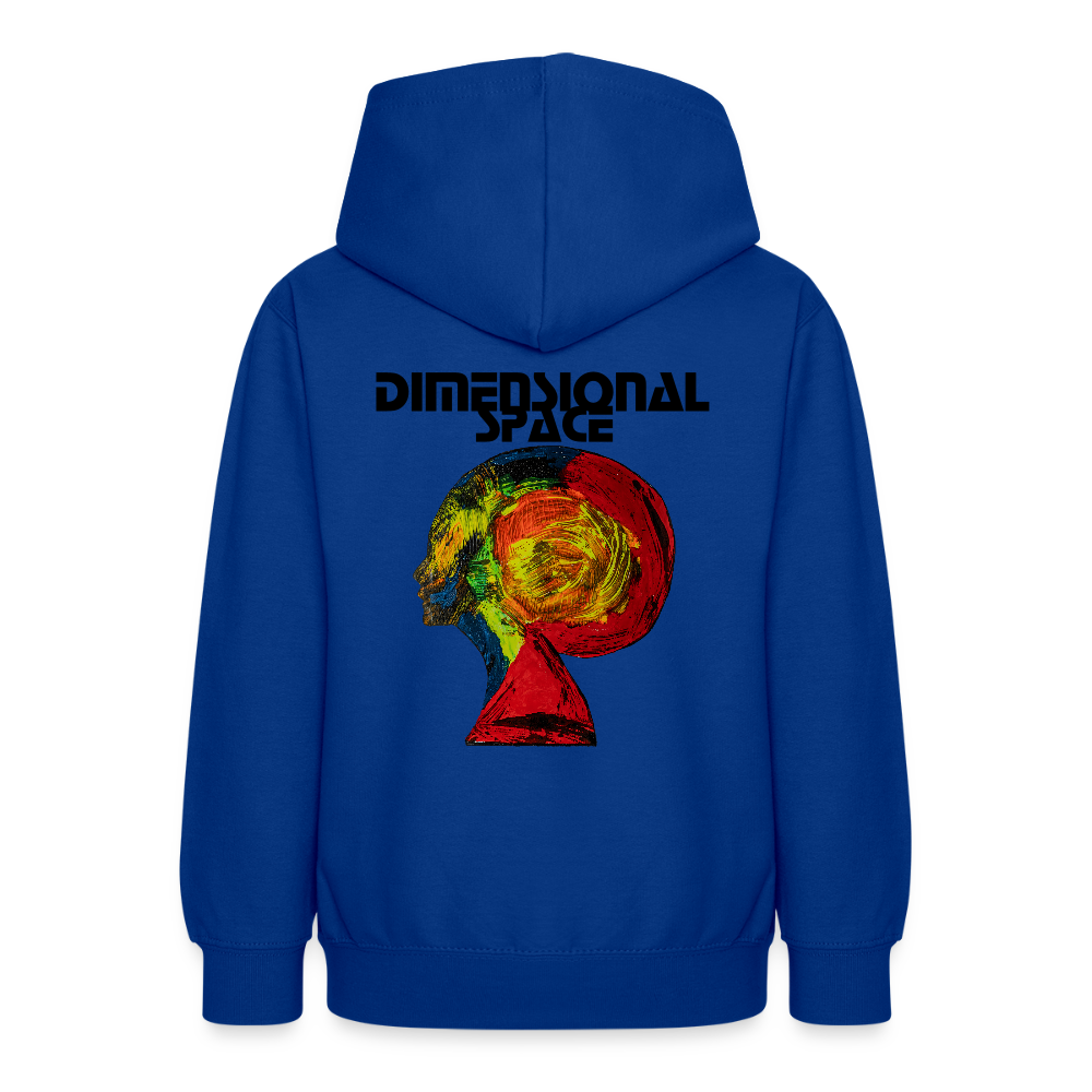 Teenager Hoodie Gaia Backprint - Royalblau