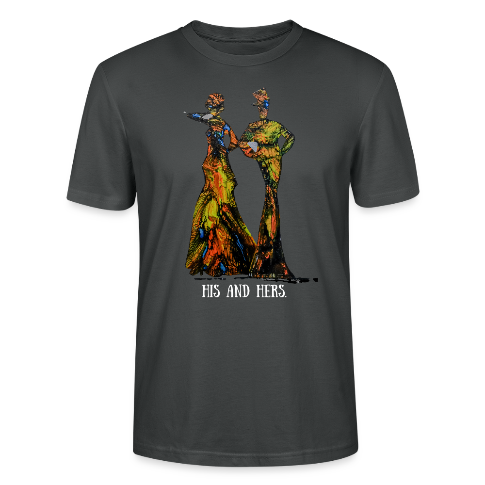 Unisex T-Shirt Zylinder und Stella - Anthrazit