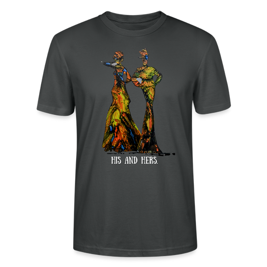 Unisex T-Shirt Zylinder und Stella - Anthrazit