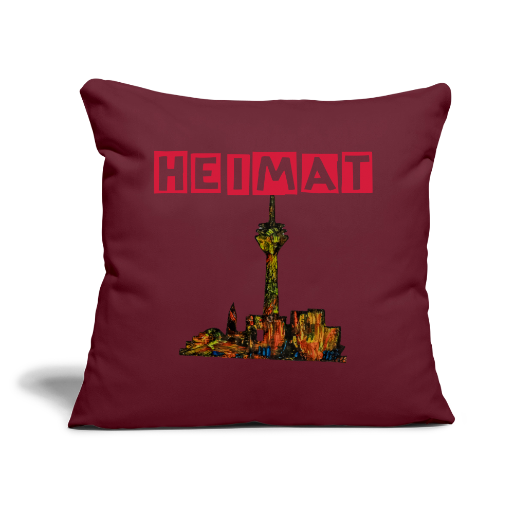 Sofakissenbezug 44 x 44 cm - Burgunderrot