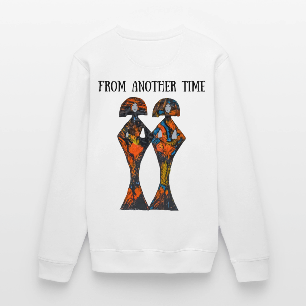 Unisex Bio Pulli Geishas Backprint - Weiß