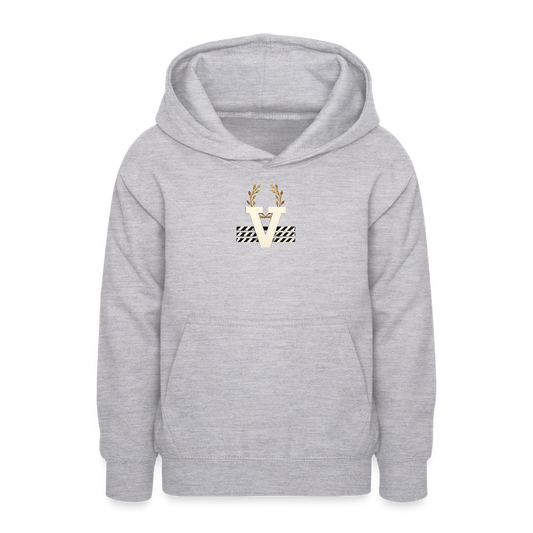 Teenager Hoodie Don Quixote Backprint - Hellgrau meliert