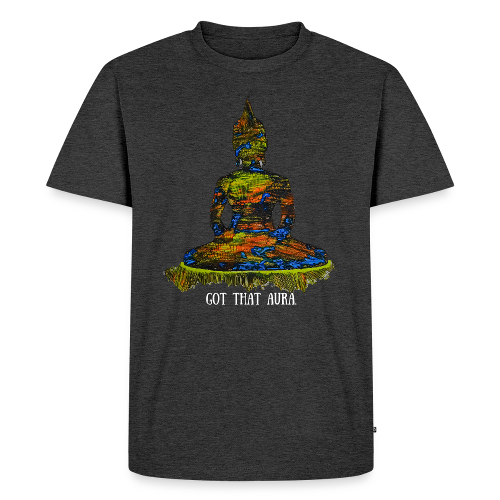 Männer Premium T-Shirt Zirkulation - Anthrazit meliert