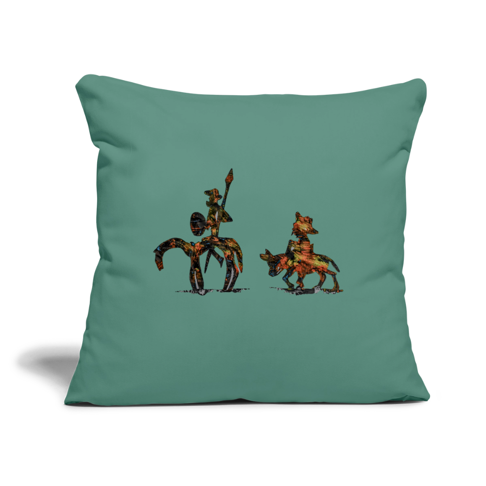 Sofakissen mit Füllung 44 x 44 cm - Tanngrün