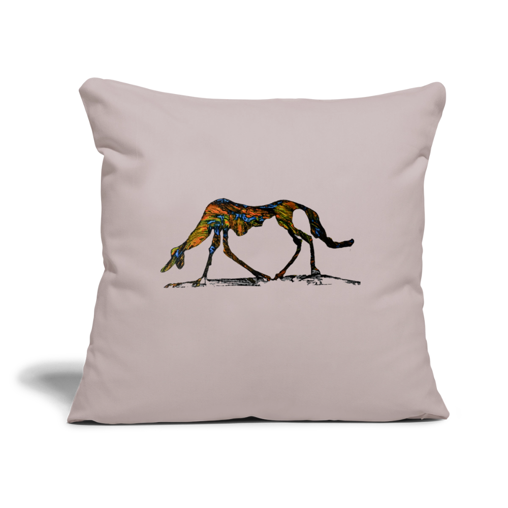 Sofakissen mit Füllung 44 x 44 cm - helles Taupe