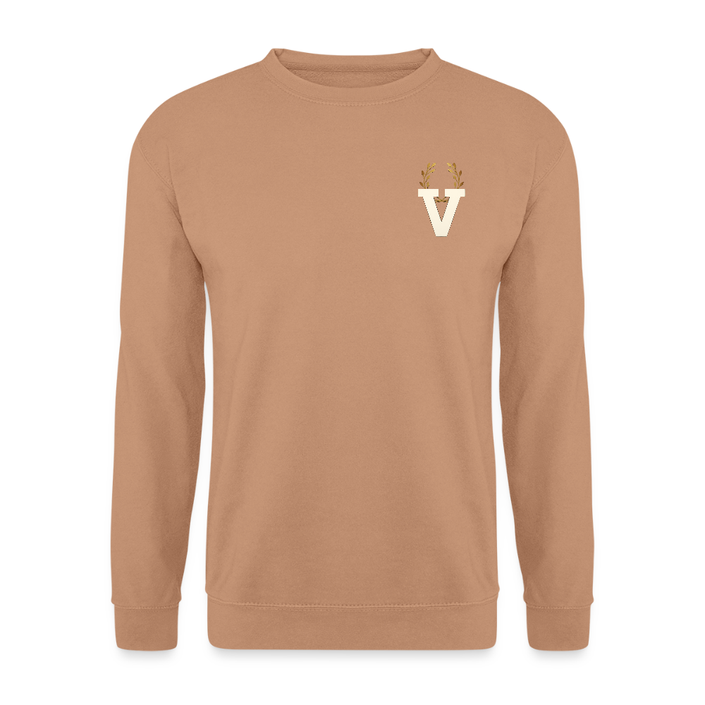 Männer Pulli Espejo Backprint - Mocca