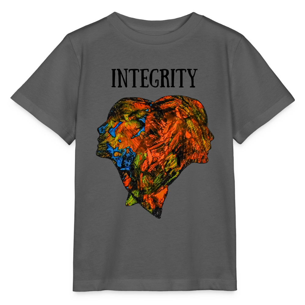 Unisex Kinder T-Shirt Espejo - Anthrazit