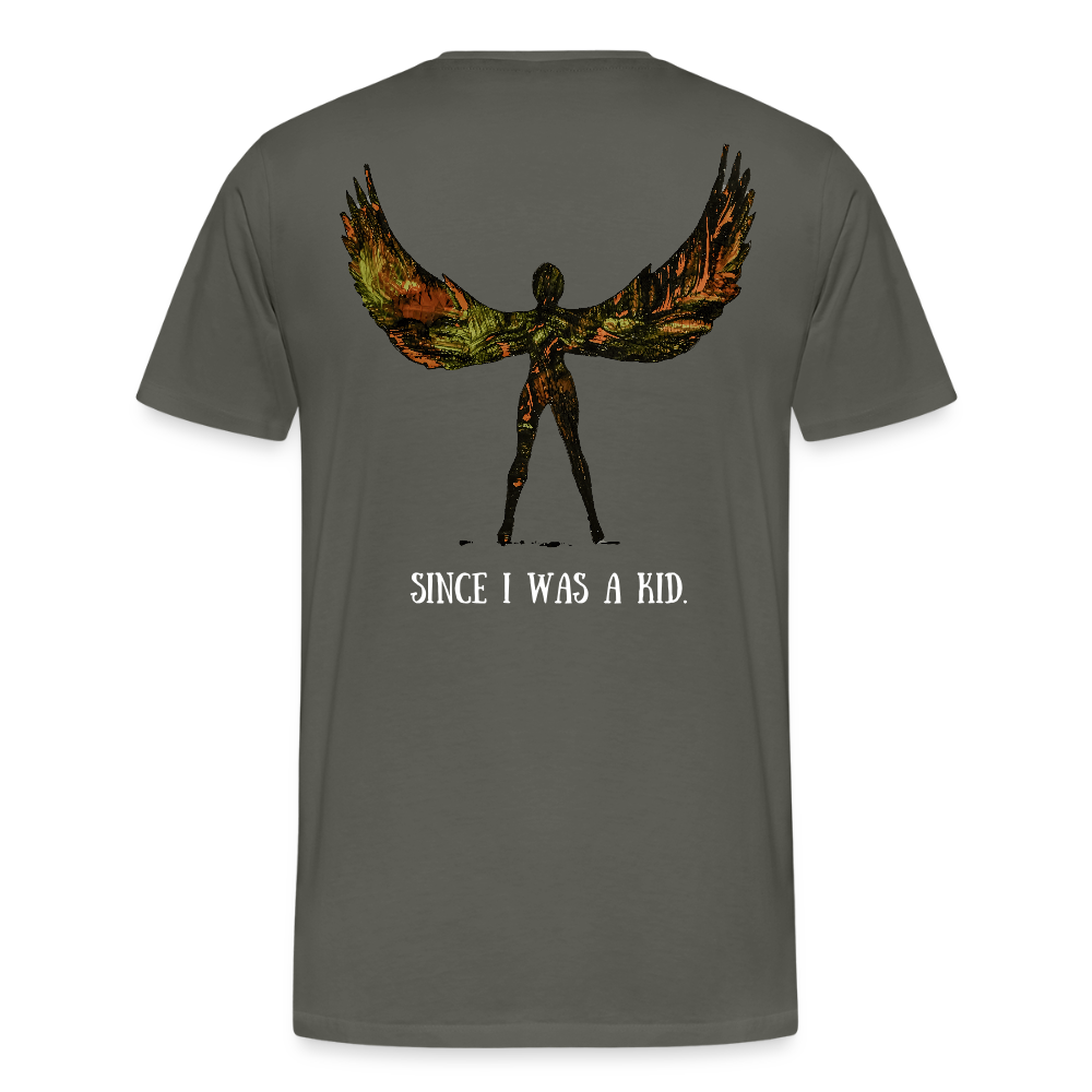 Männer Premium T-Shirt Light - Asphalt