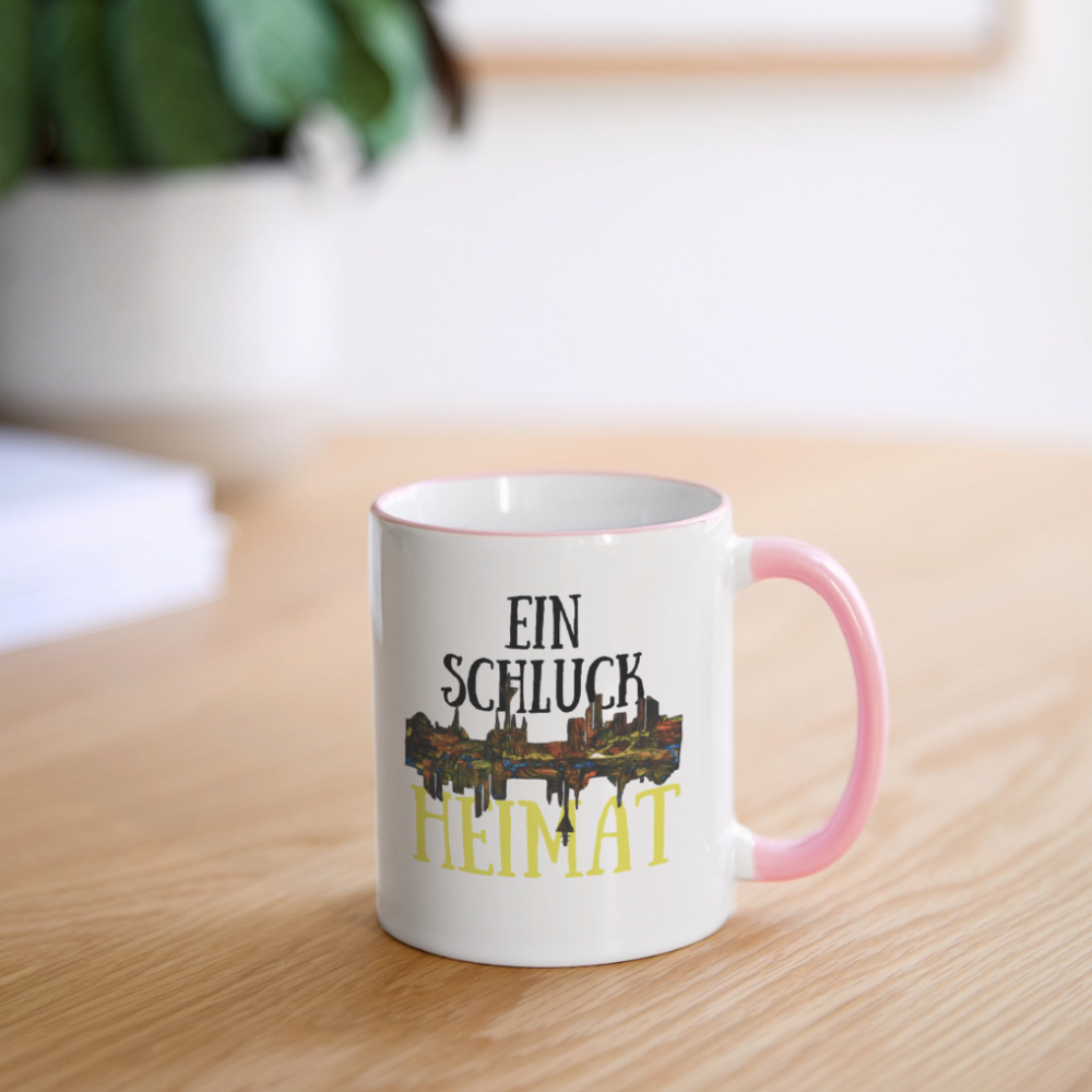 Tasse - Weiß/Pink