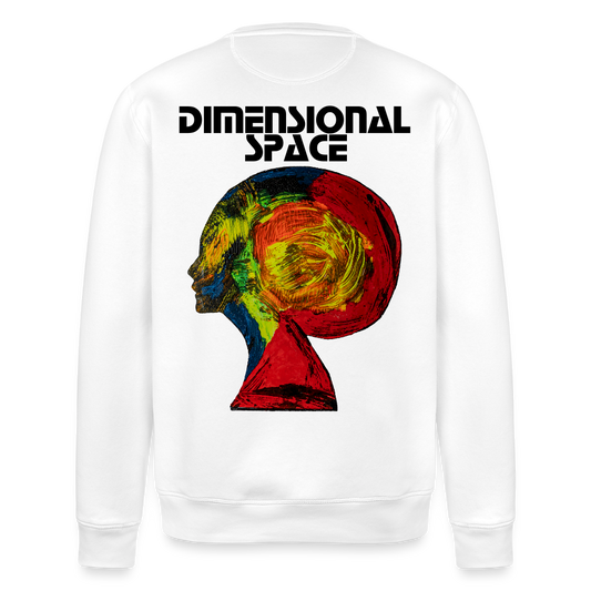 Unisex Bio Pulli Gaia Backprint - Weiß